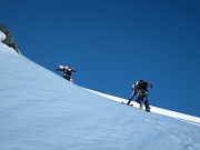  on remonte par un petit couloir au col des Brouillards